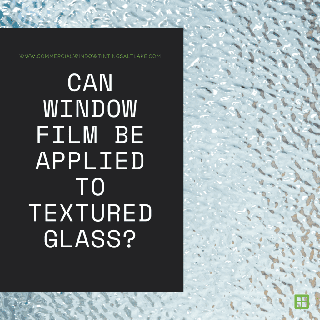 window film textured glass